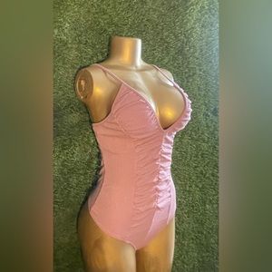 Blush rouged bodysuit